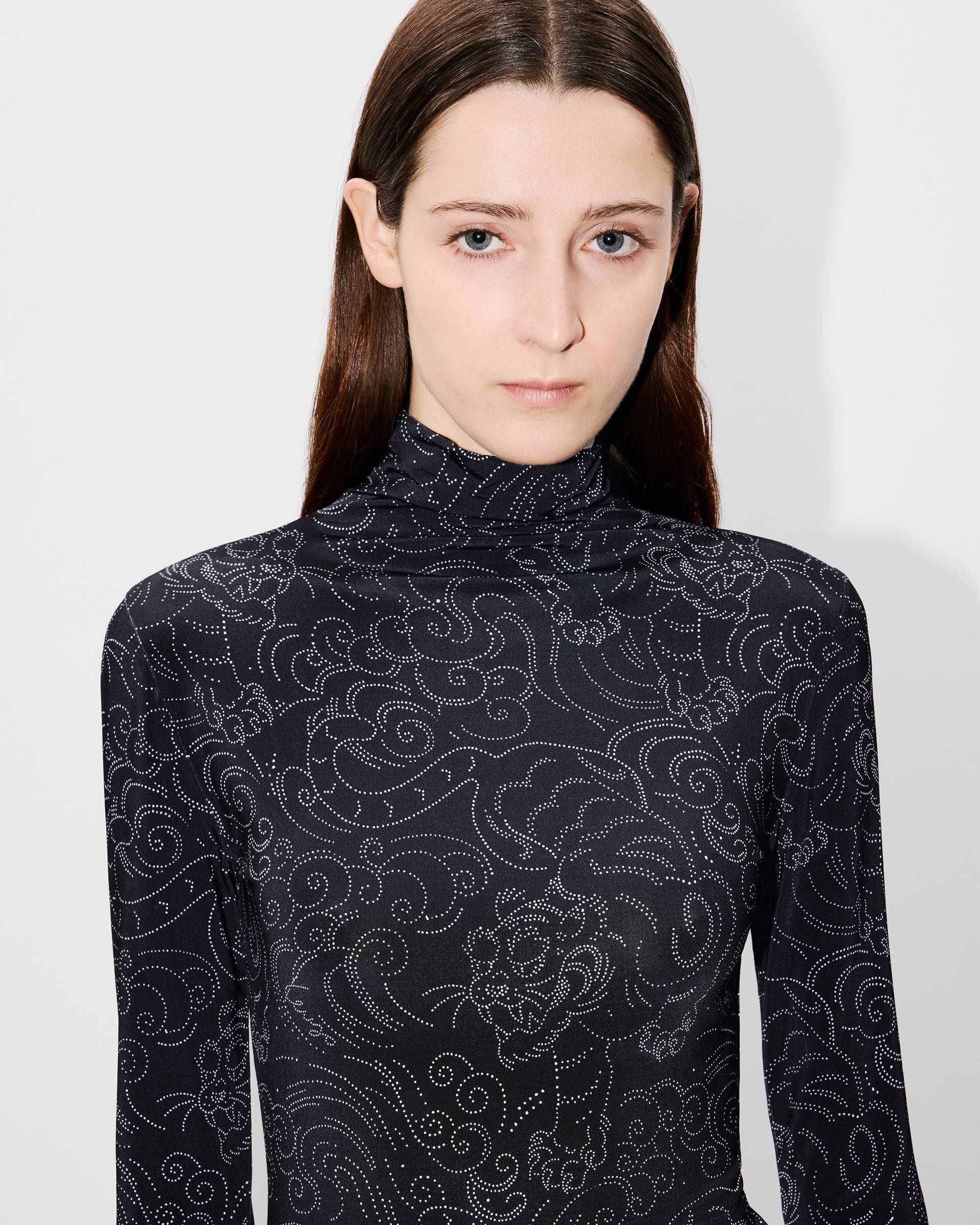 'KENZO Star Tiger' all-over turtle neck - 6