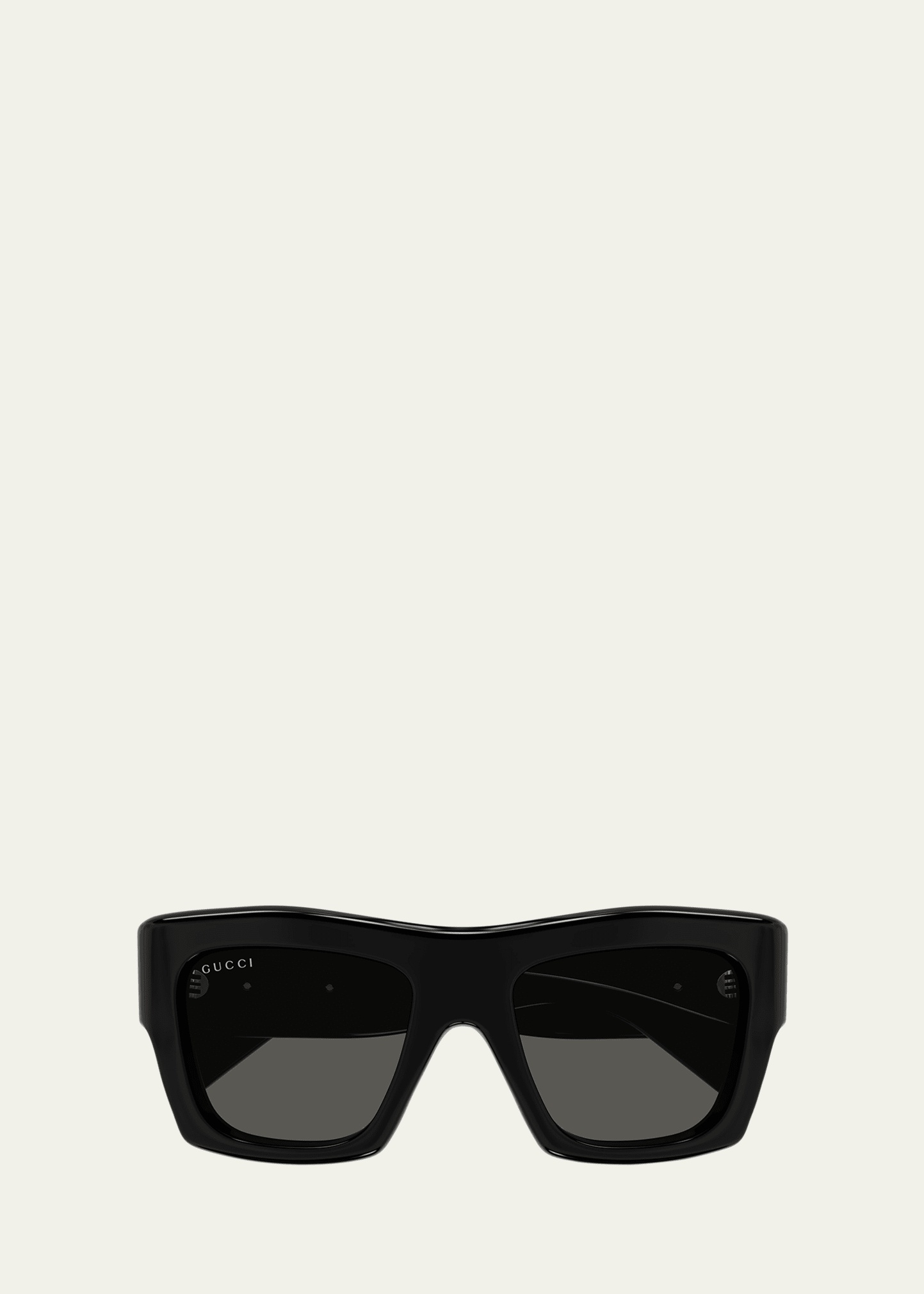 Logo Acetate Rectangle Sunglasses - 1