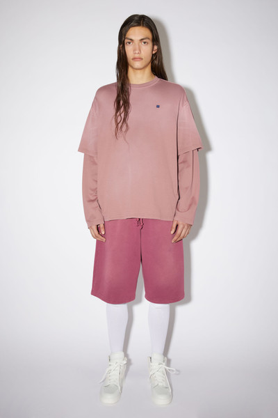 Acne Studios Layered look t-shirt - Dark mauve outlook