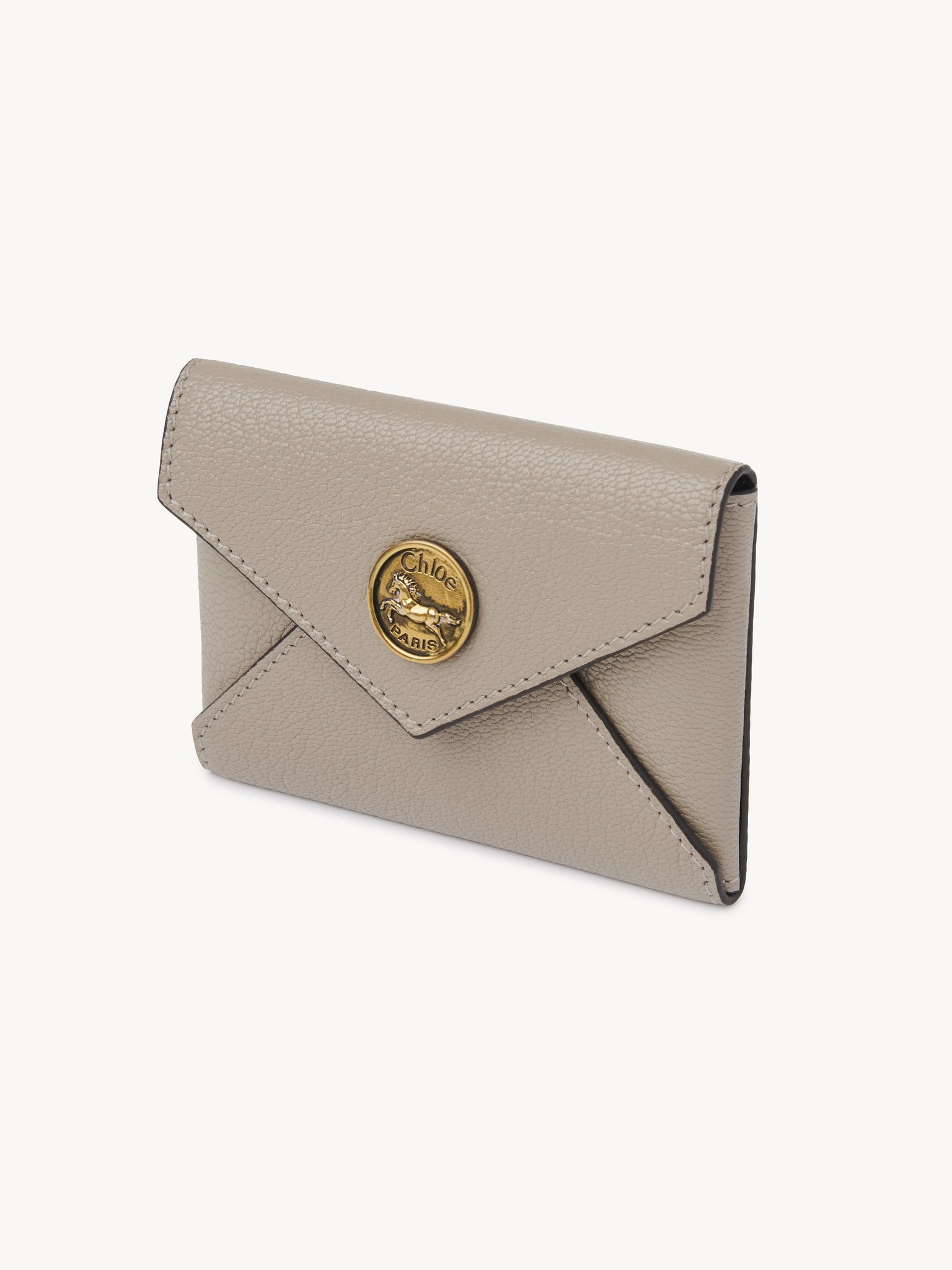 ENVELOPE CARD HOLDER IN GRAINED LEATHER - 2