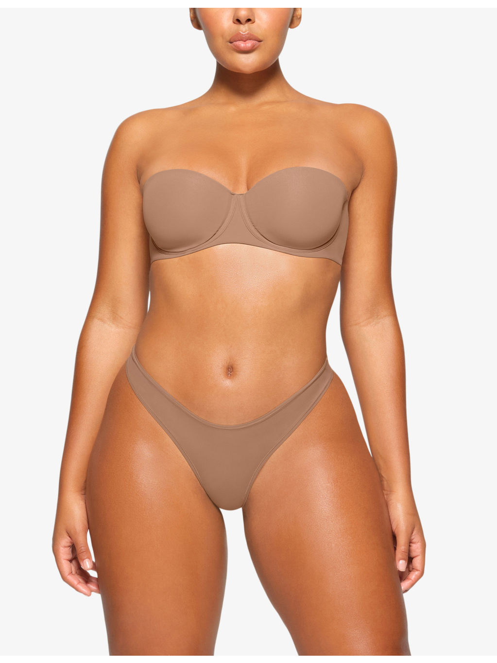 Fits Everybody stretch-woven strapless bra - 2