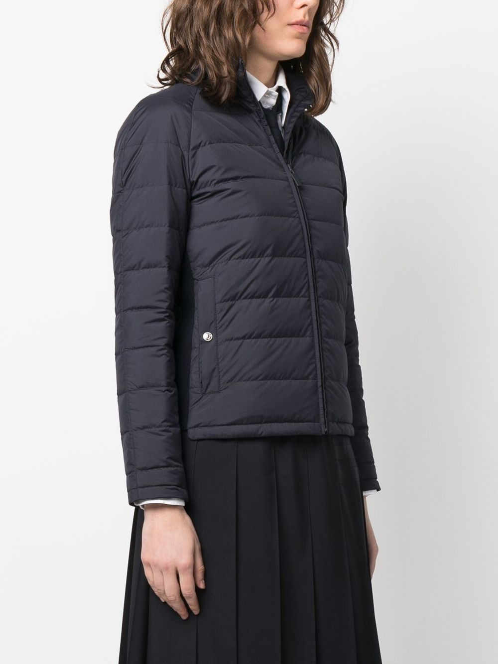 zipped-up padded jacket - 3