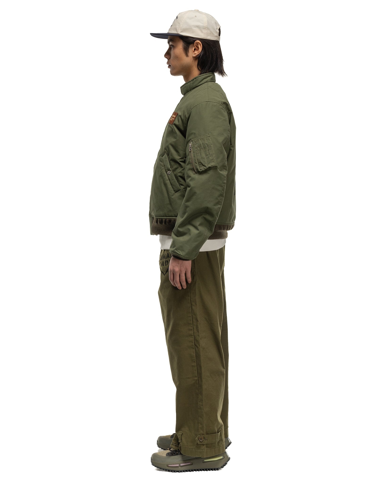 MILITARY MOTORCYCLE PANTS OLIVE DRAB - 3