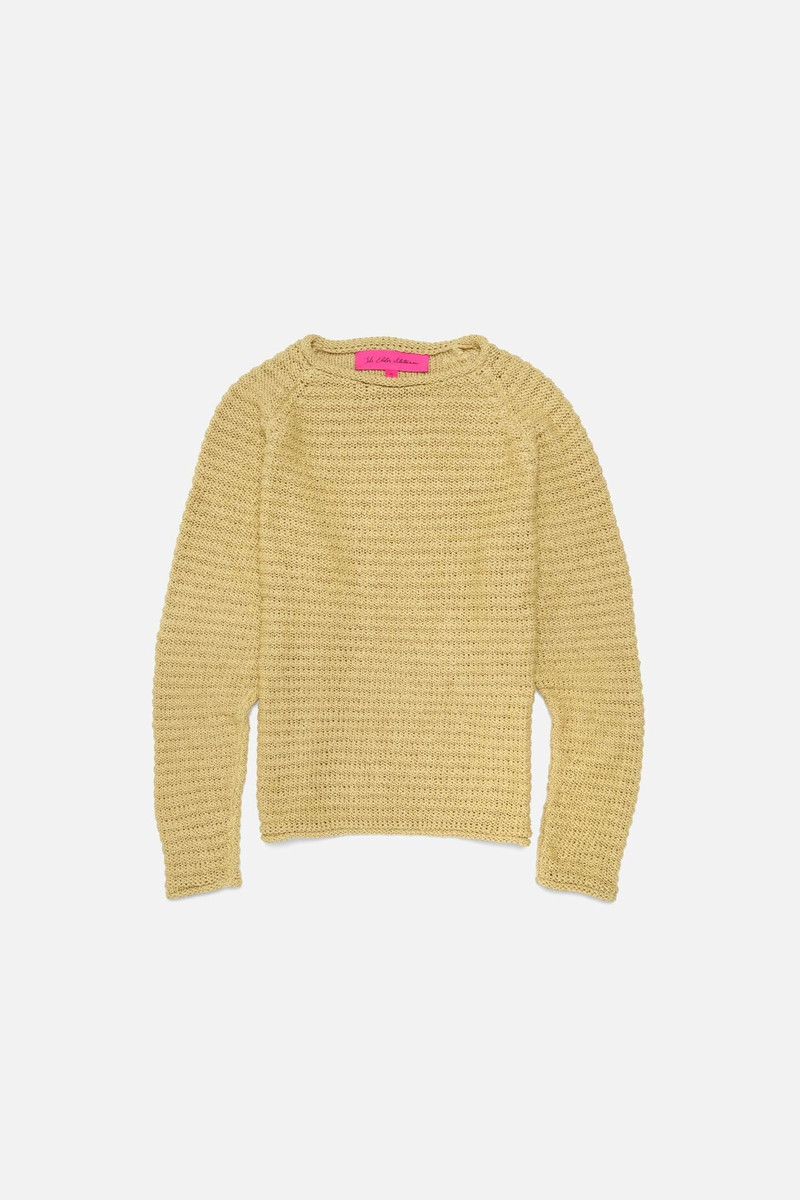 WHEAT RAGLAN ROLL CREW 1