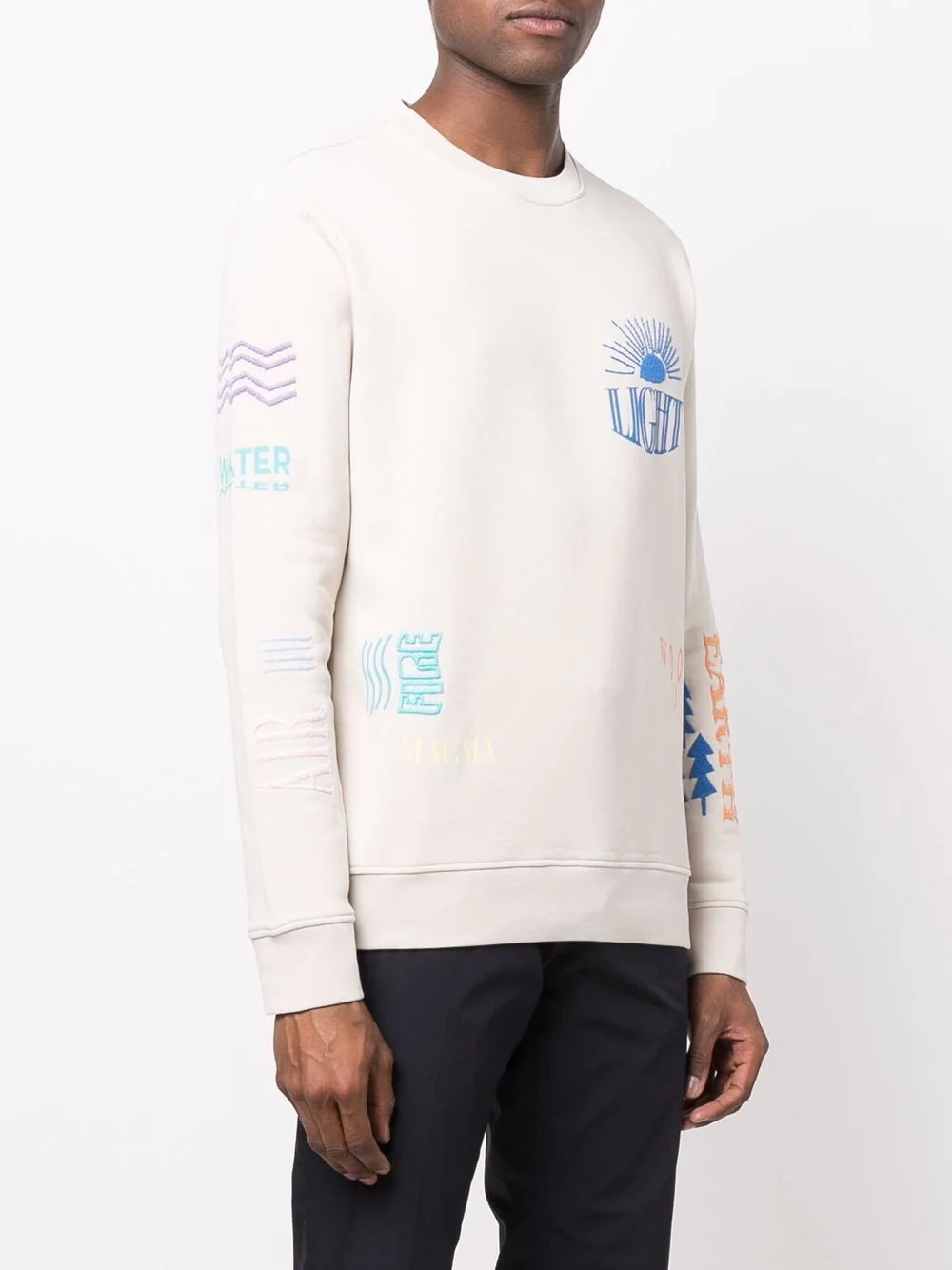 Elements embroidered sweatshirt - 3