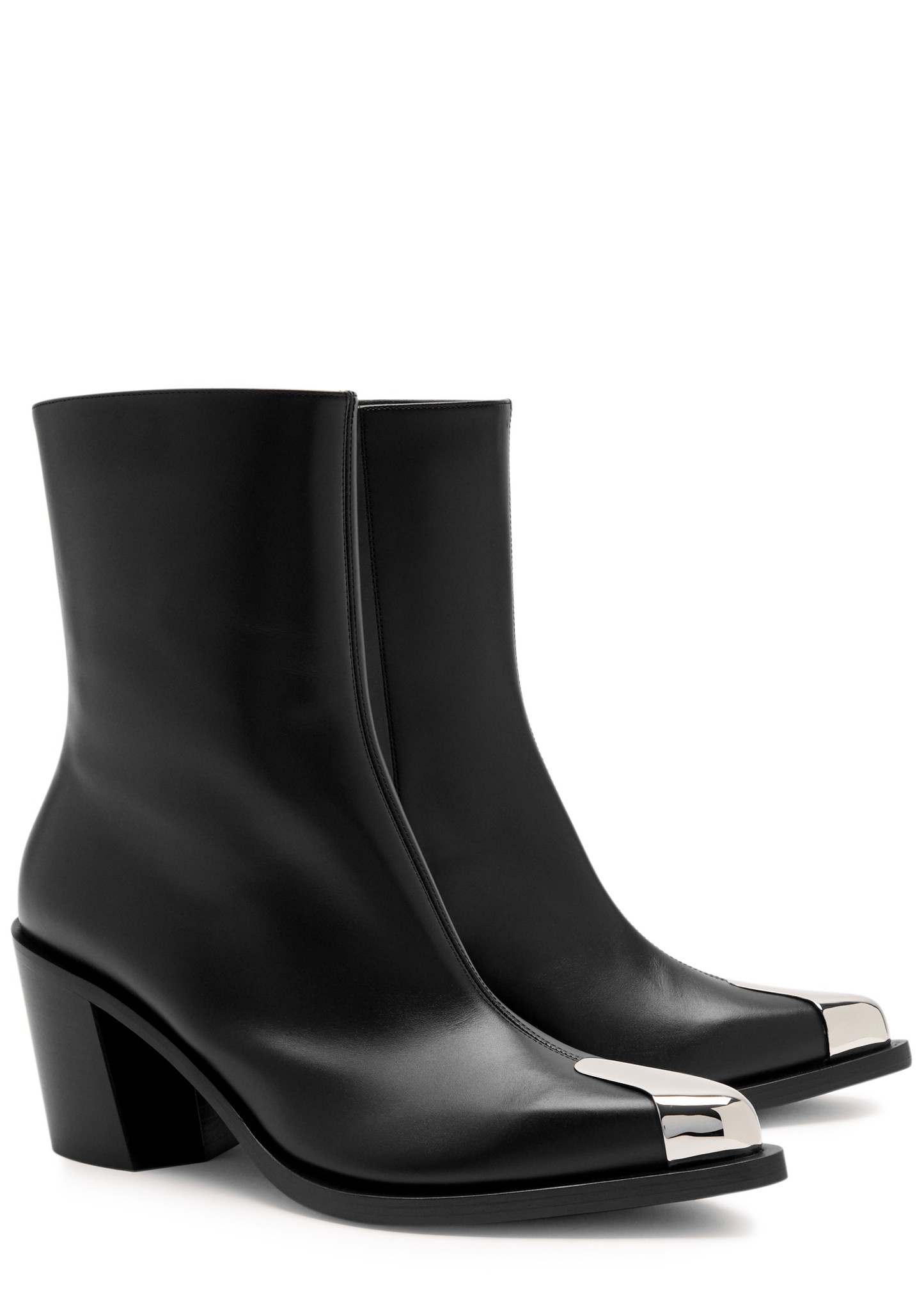 Leather ankle boots - 3