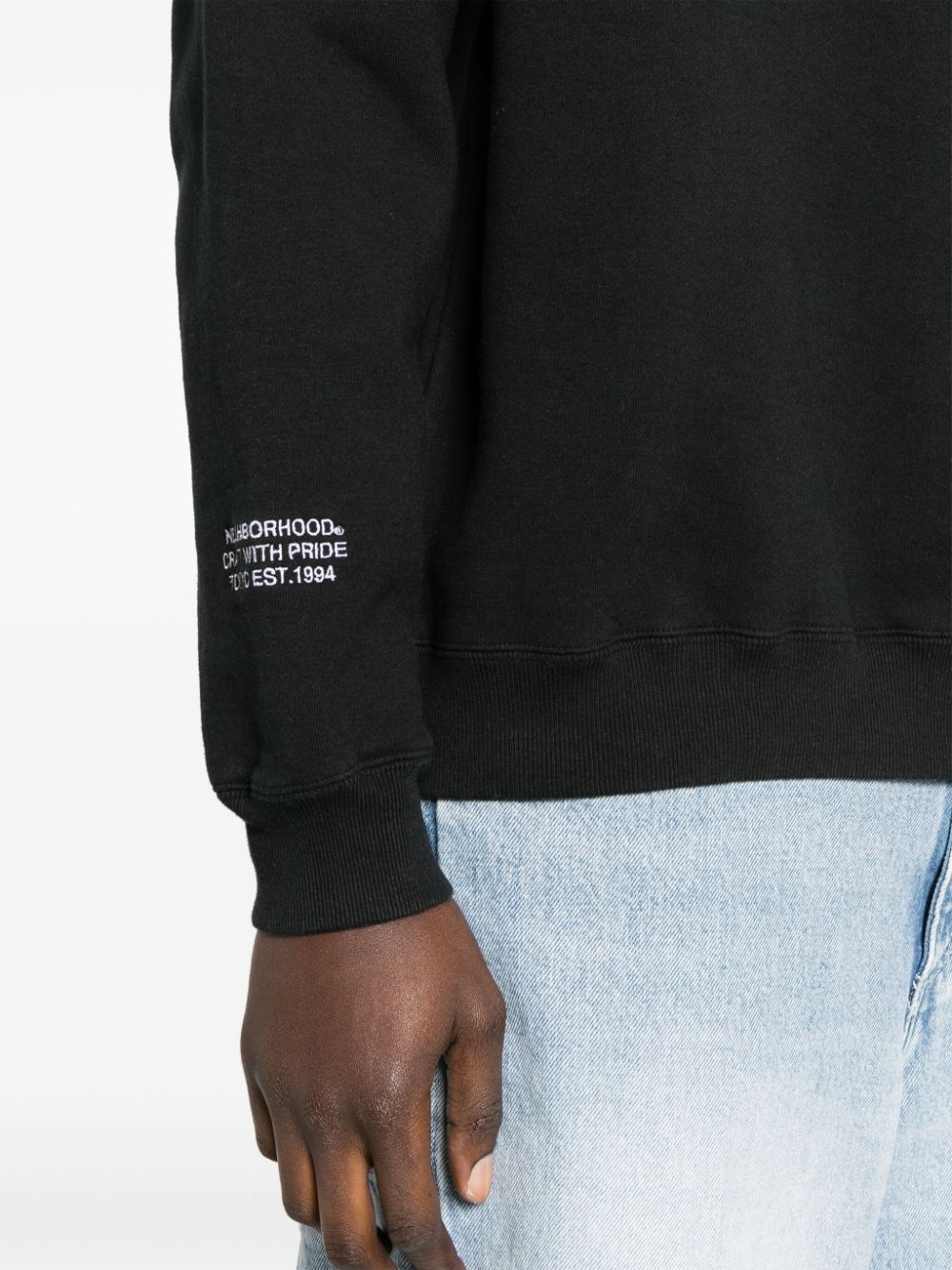 drop-shoulder cotton sweatshirt - 5
