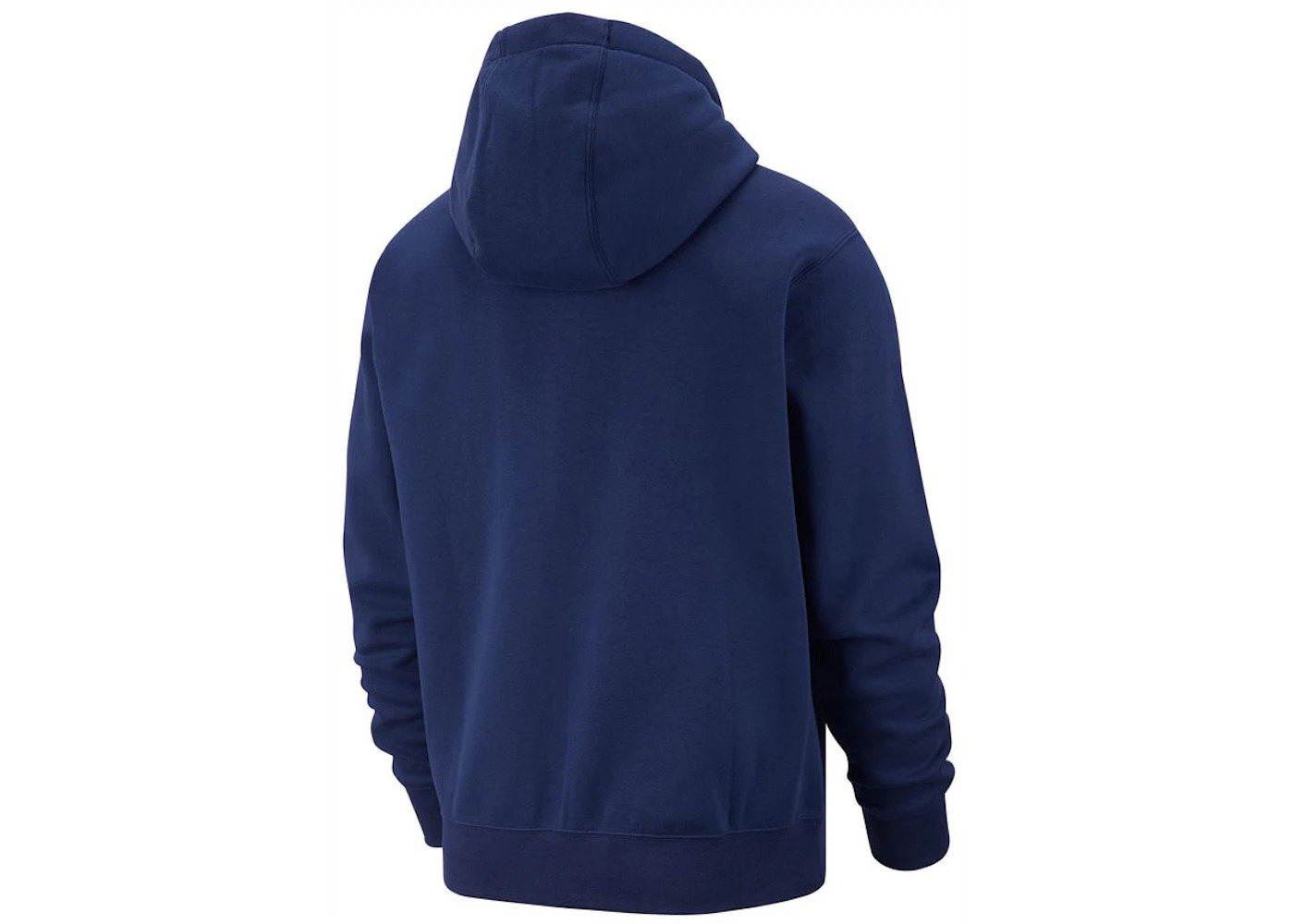 Nike Sportswear Club Fleece Full-Zip Hoodie Midnight Navy/Midnight Navy/White - 2