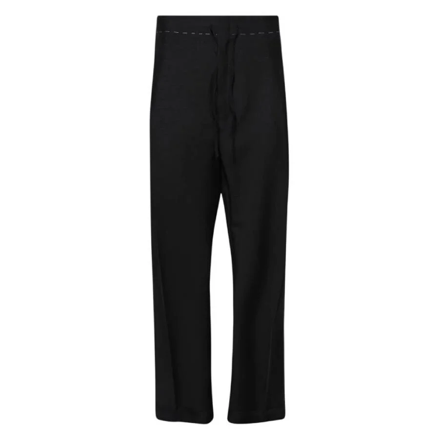 Maison Margiela Creased Stitch Detailed Trousers - 1