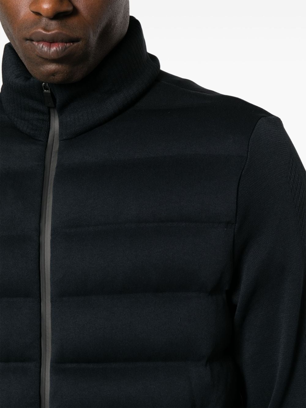 funnel-neck padded jacket - 5