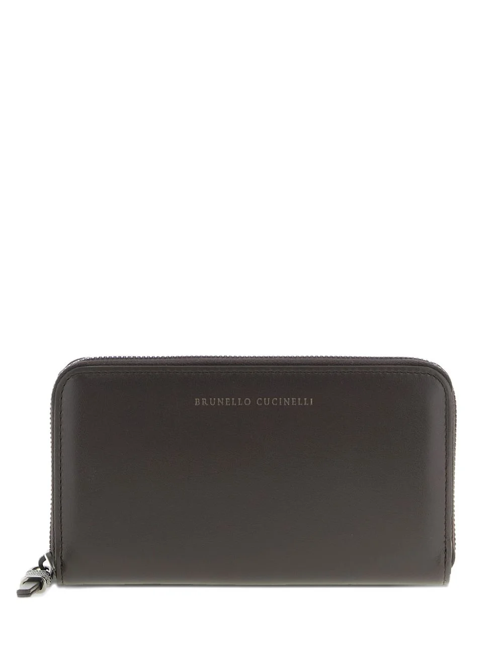 embossed-logo zip wallet - 1