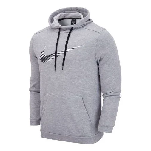 Men's Nike Dri-fit Casual Pullover Training Dark Grey DJ0276-063 - 1