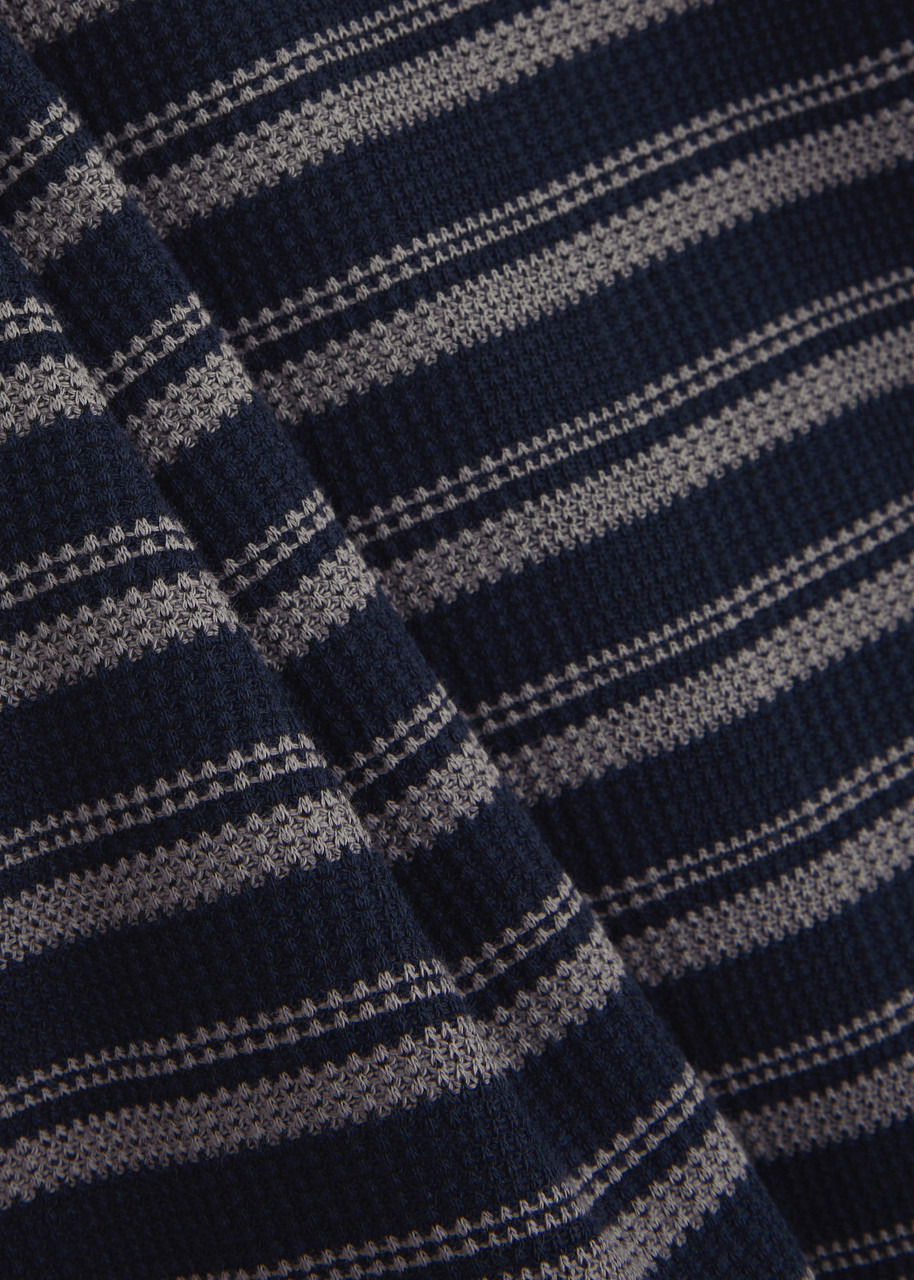 Oliver Spencer Oli's Striped Waffle-knit T-shirt - 5