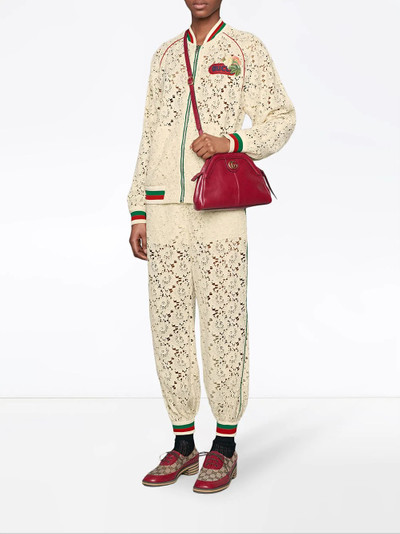 GUCCI Flower lace jogging pant outlook