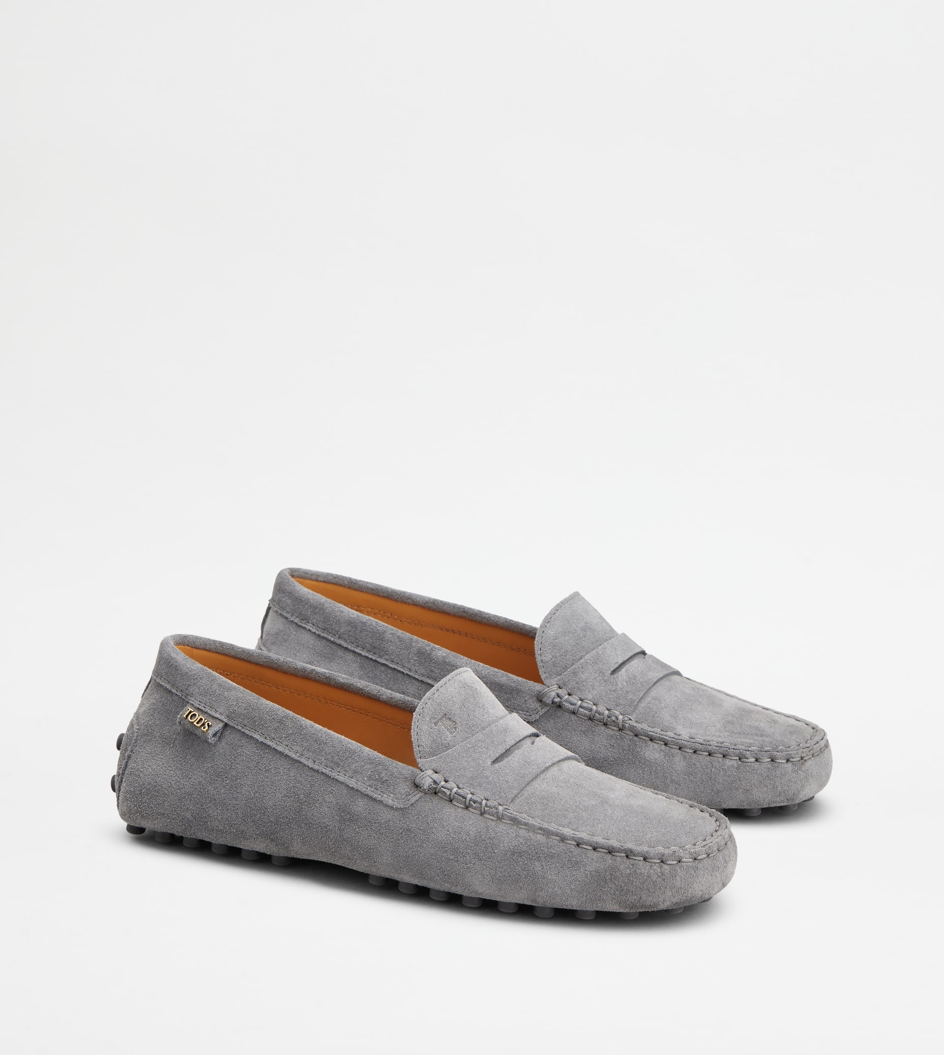 GOMMINO DRIVING SHOES IN SUEDE - GREY - 2