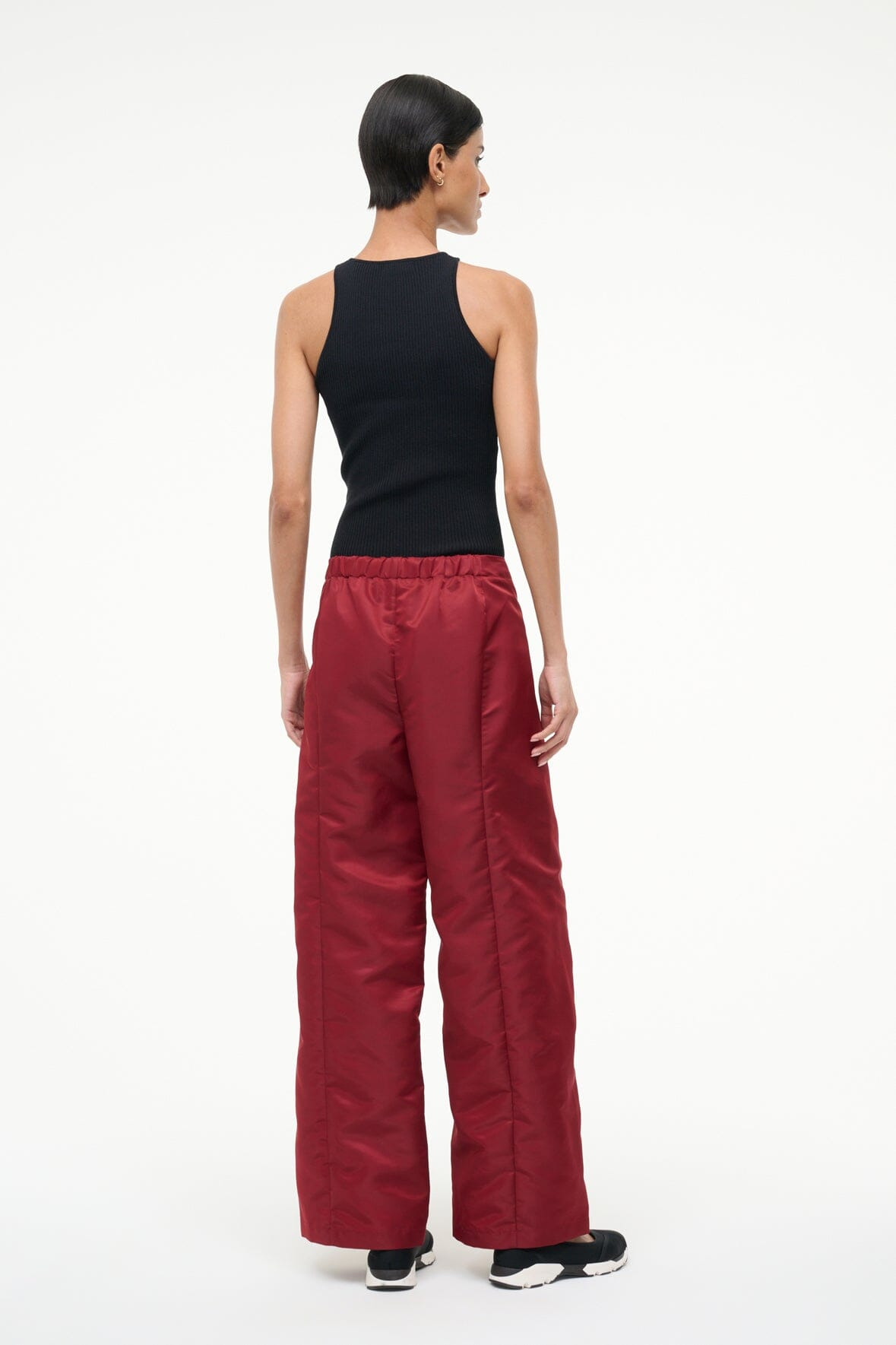 STAUD ACTION PANT DEEP RED - 2