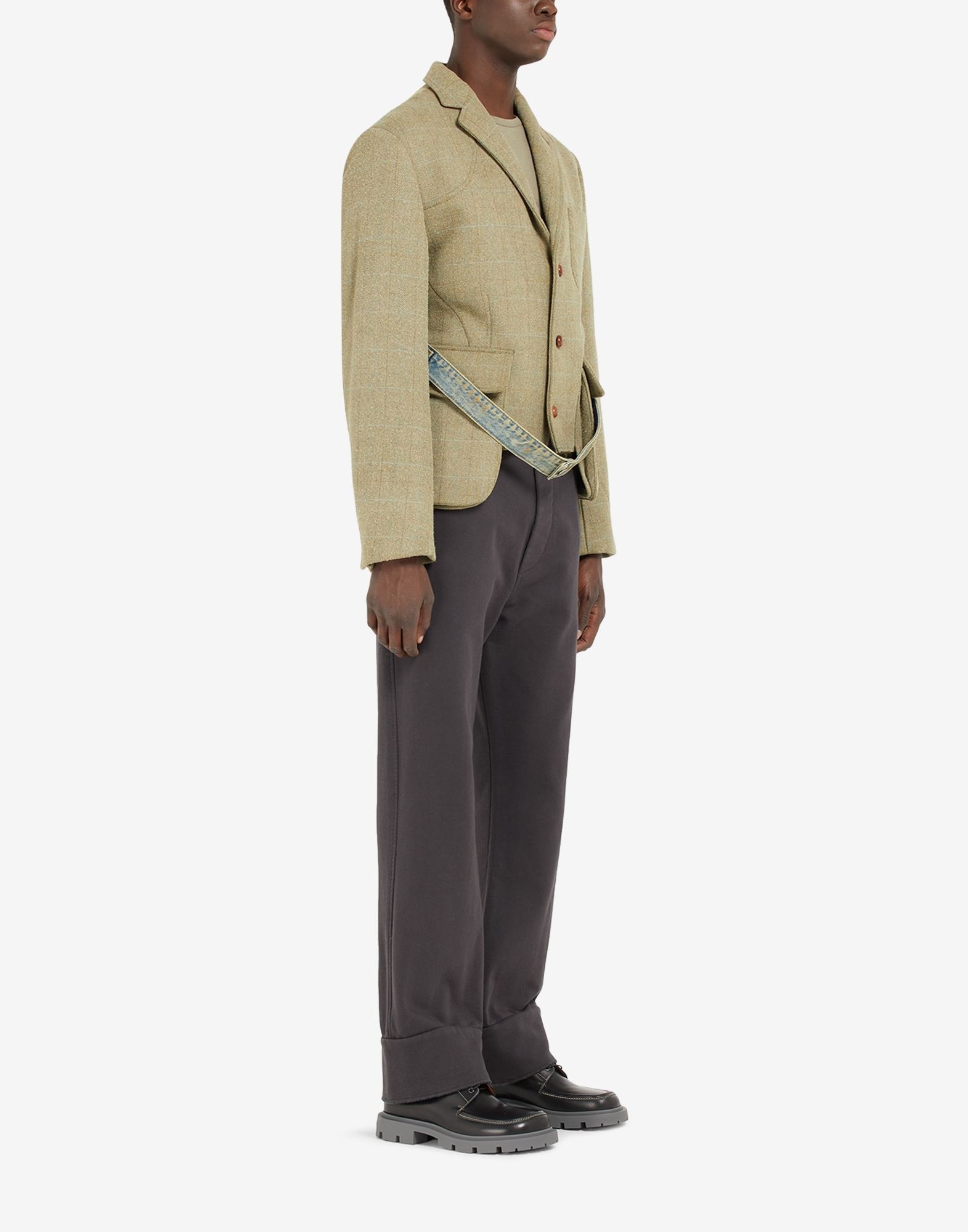 Padded wool jacket - 3
