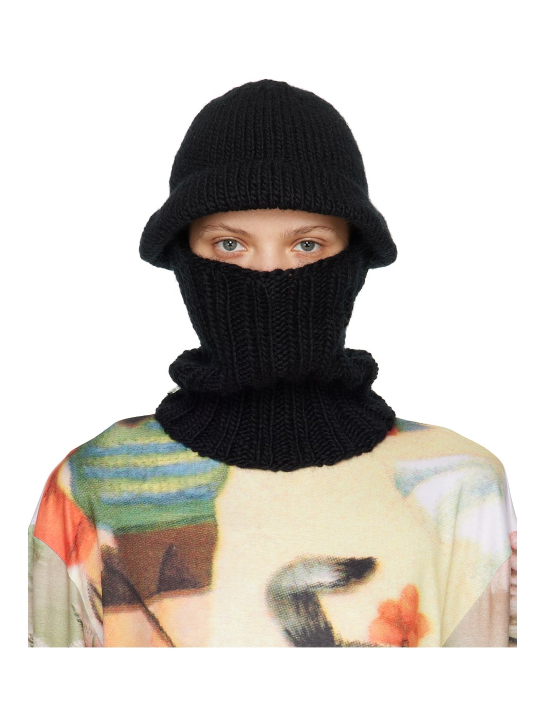 Black Hatmask Beanie - 1