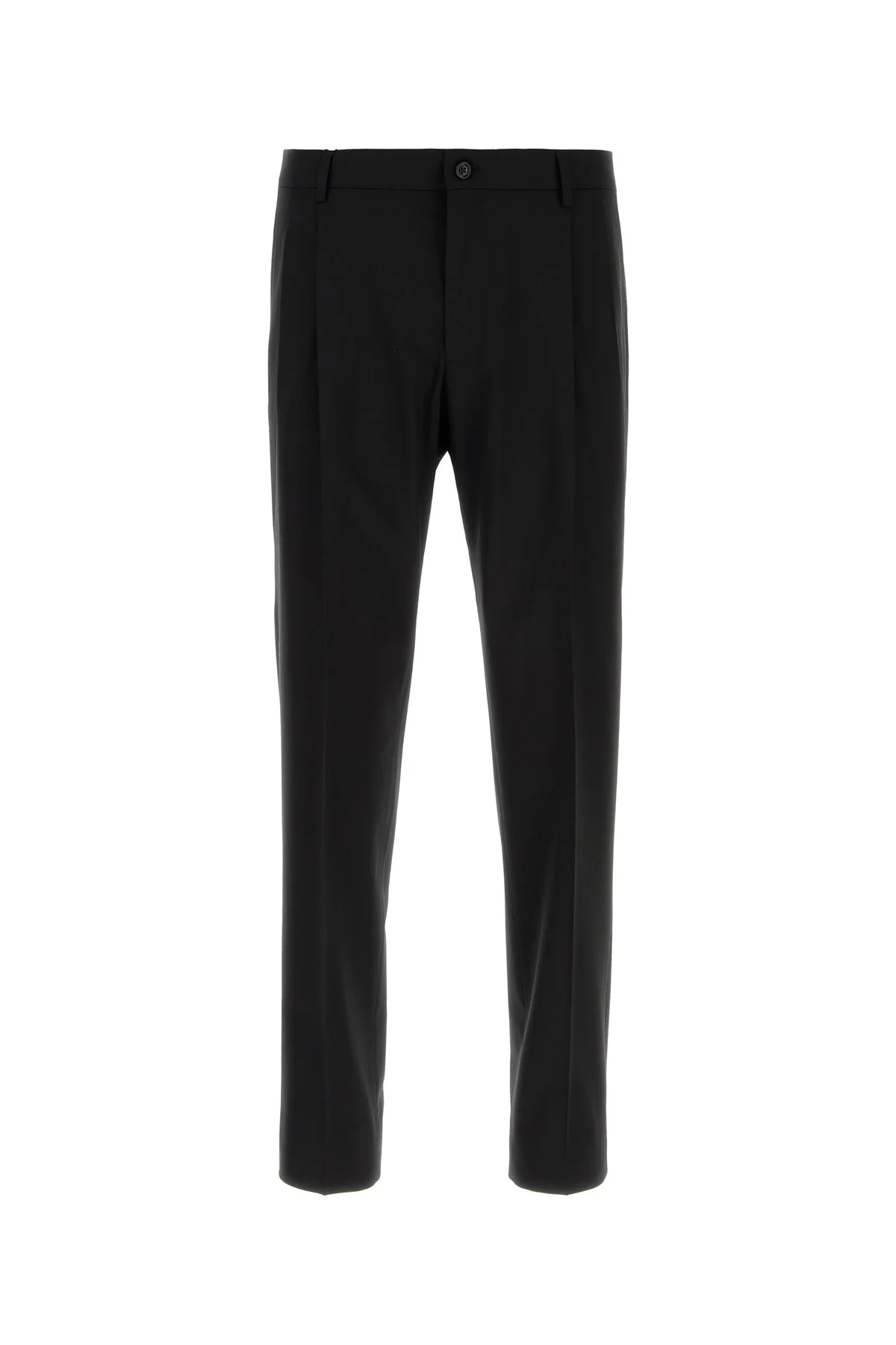 Black stretch wool pant - 1