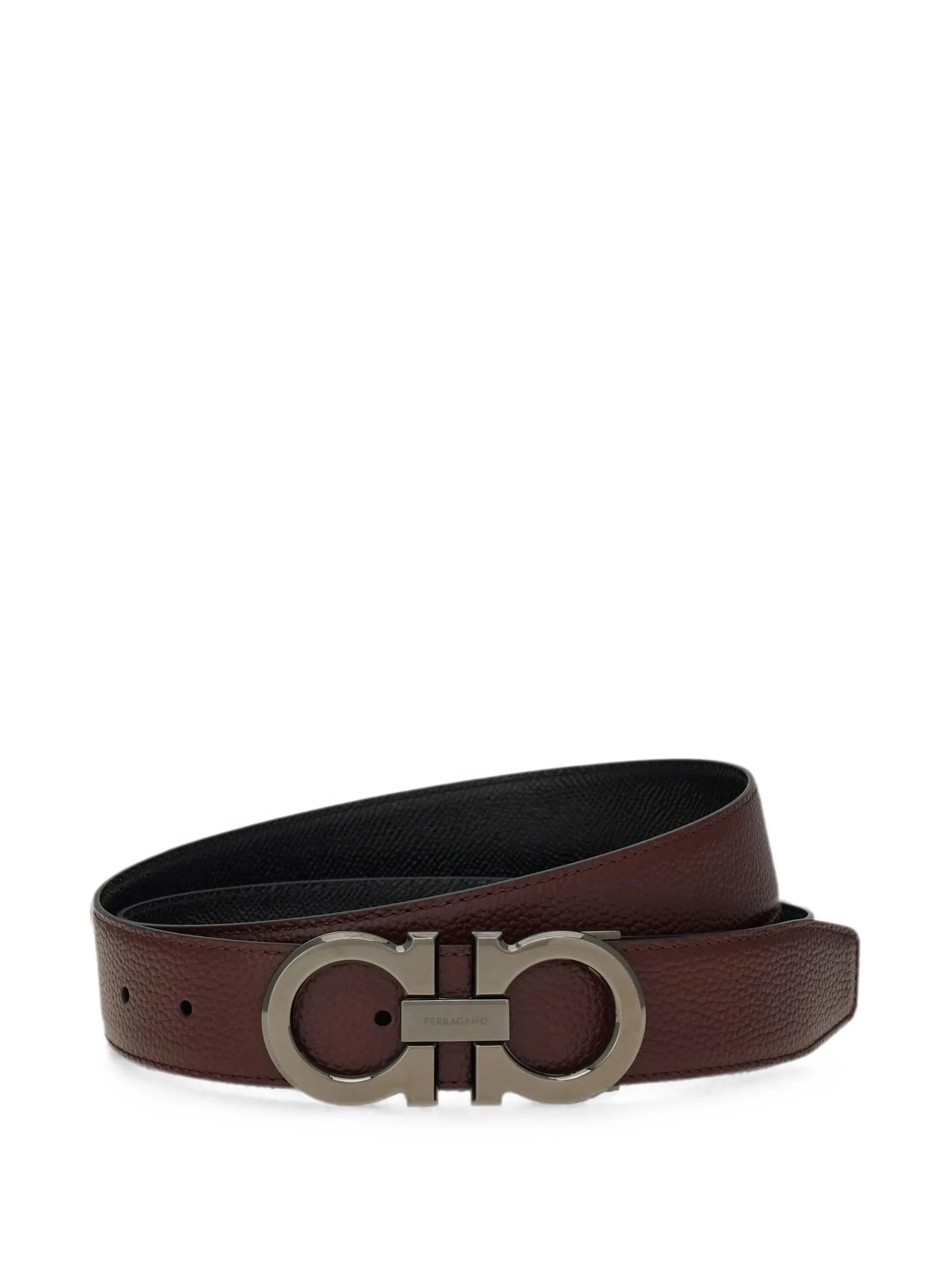 Ferragamo Reversible And Adjustable Gancini Belt - 1