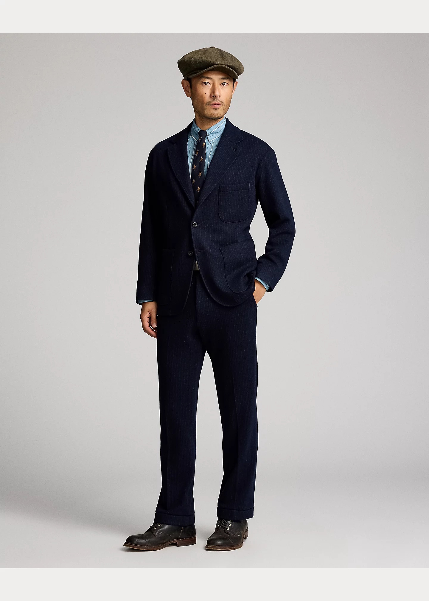 Jacquard-Knit Officer’s Pant - 6