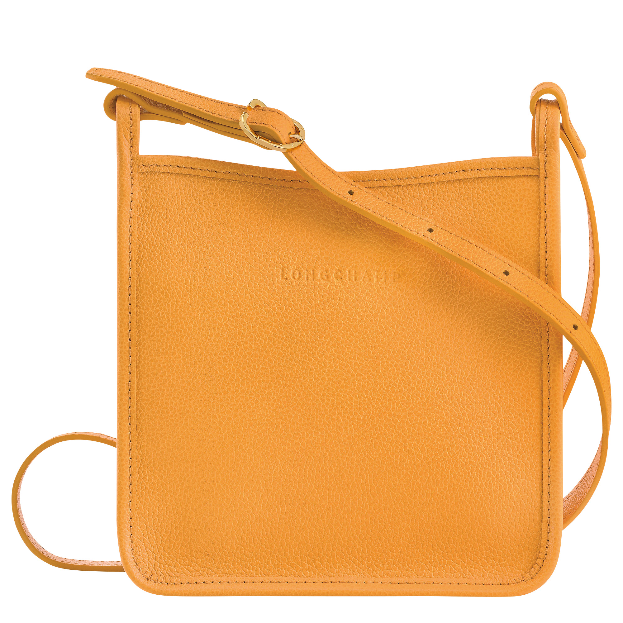 Le Foulonné S Crossbody bag Apricot - Leather - 1