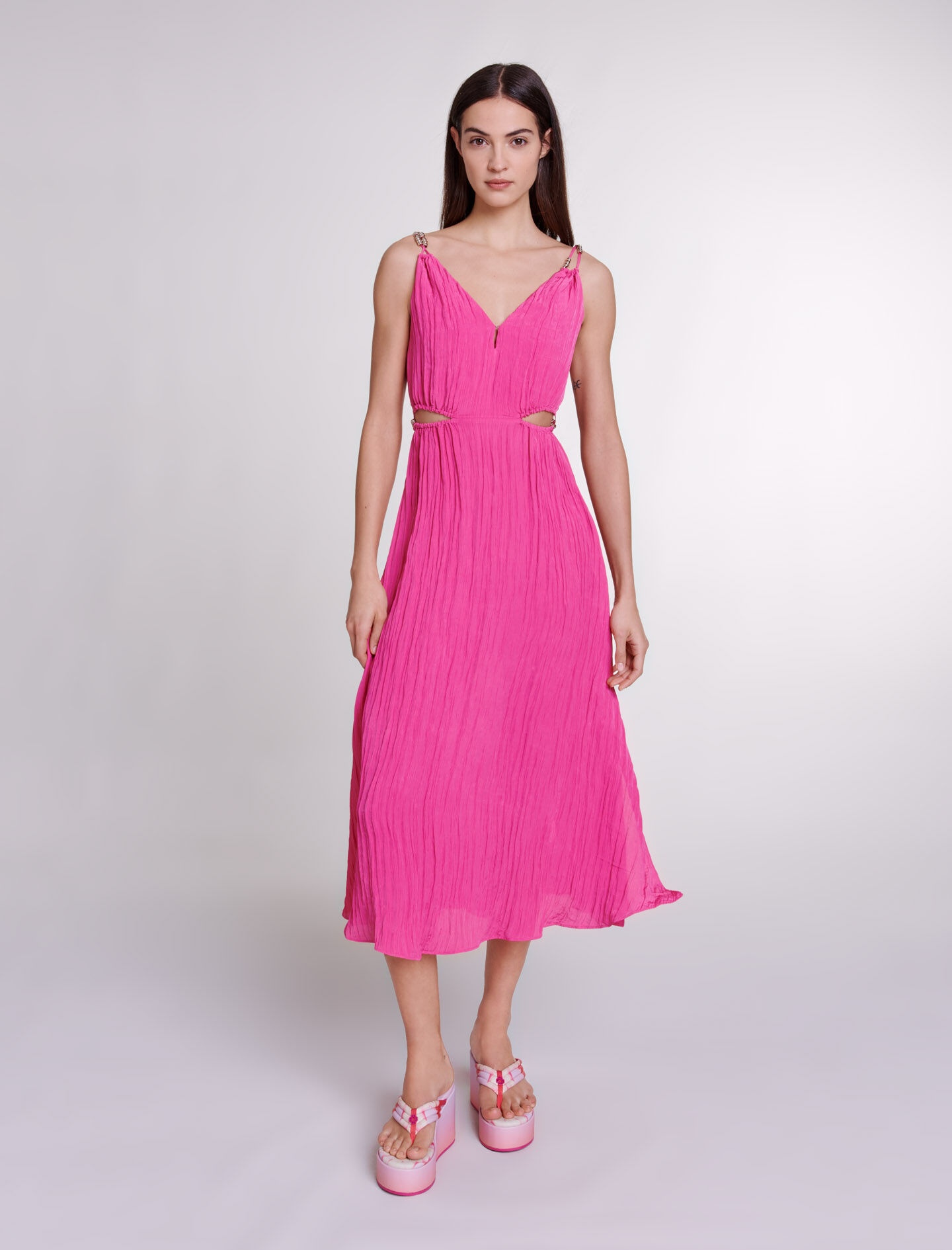 Openwork midi dress - 2