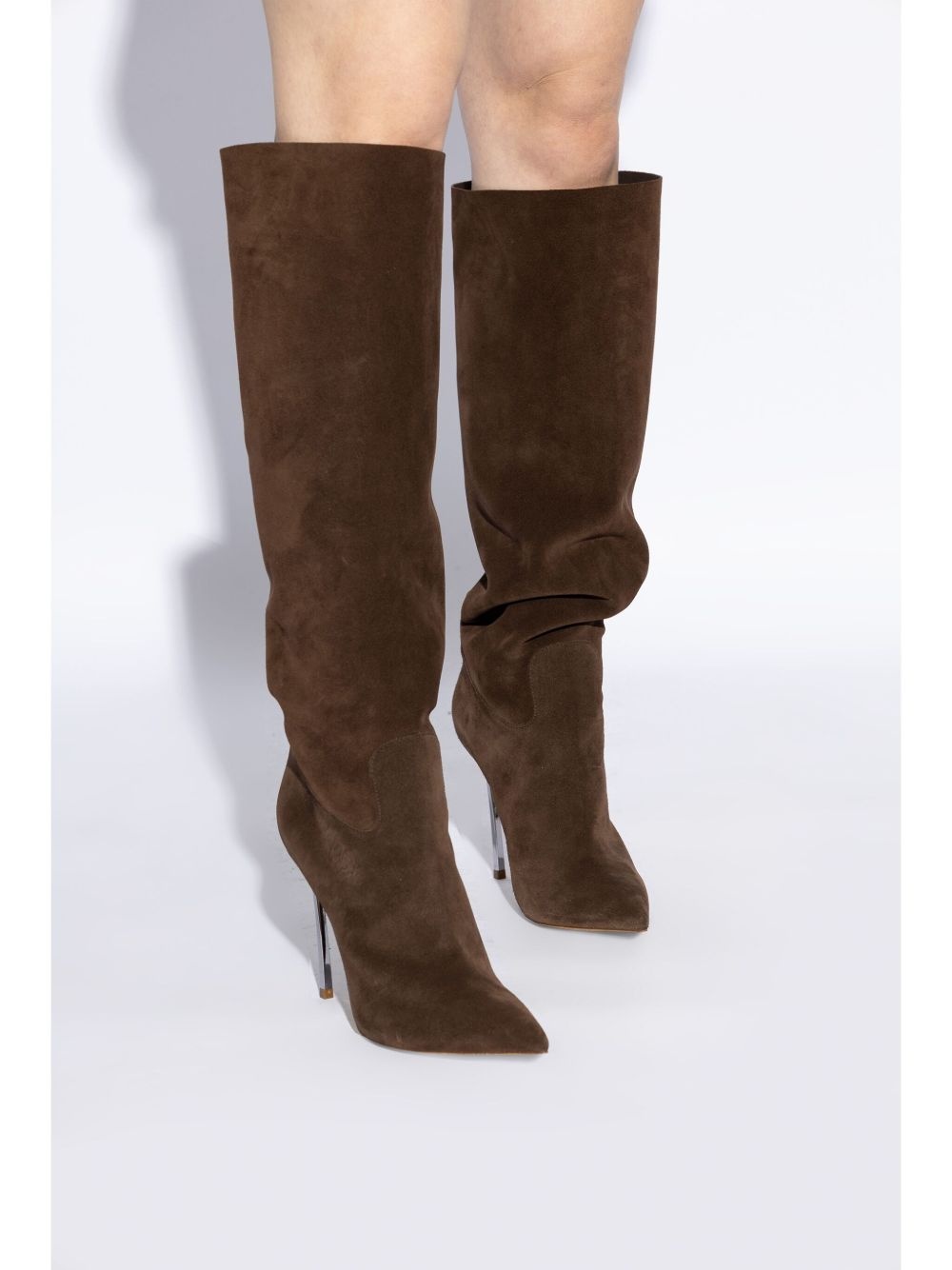 100mm Blade suede boots - 2