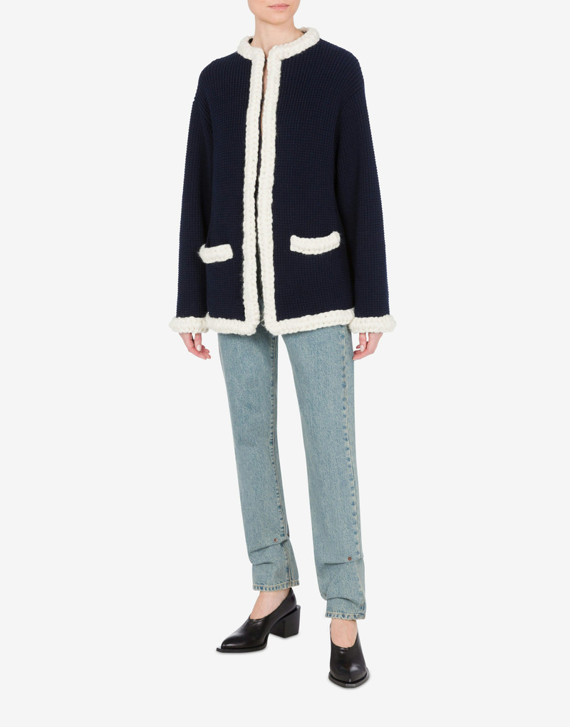 Moschino JACKET IN SUPERFINE LAMBSWOOL outlook