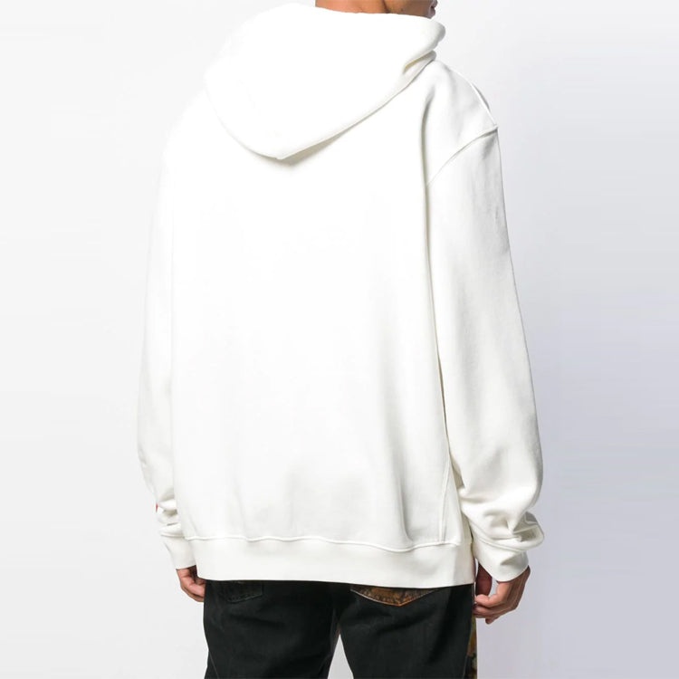 HERON PRESTON SS21 Herons Popover Hoodie 'White Multi-color' HMBB004F198080010288 - 2