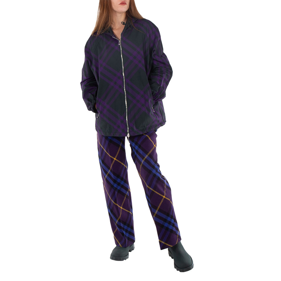 Burberry Check-Pattern Hooded Jacket - 6