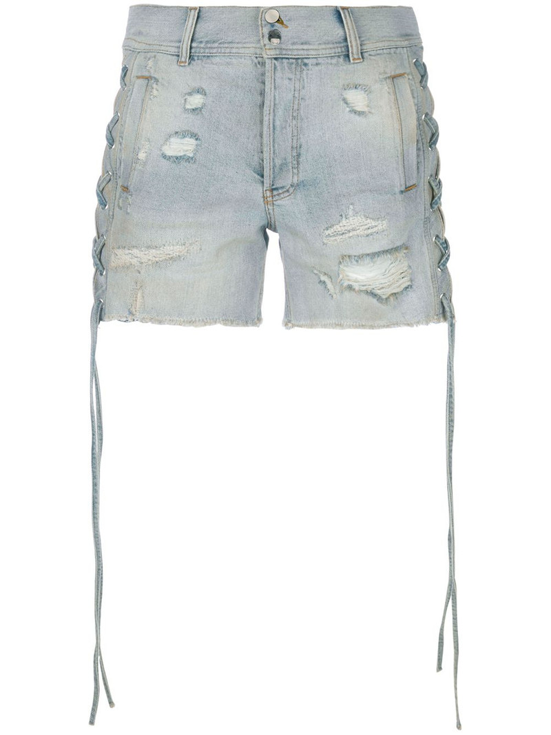distressed denim shorts 1
