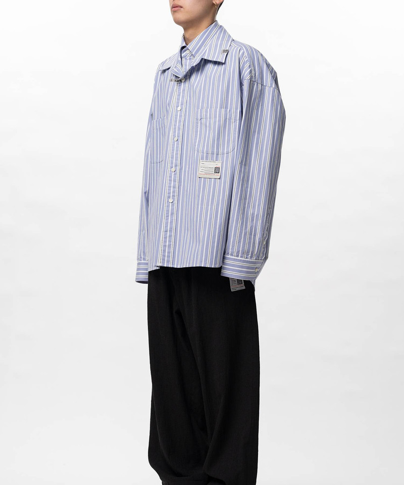 Front Layered Stripe Shirt 14