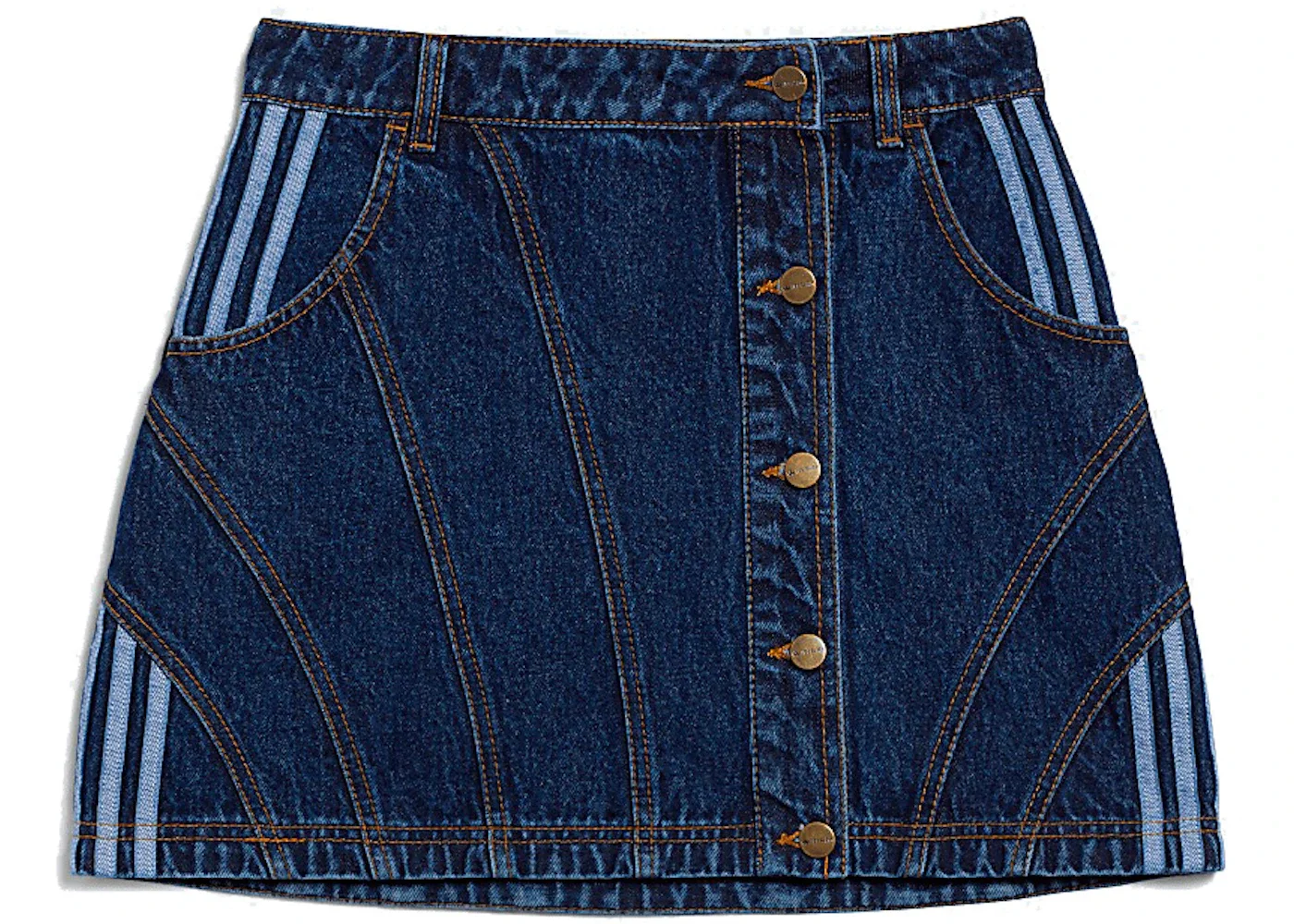 adidas Ivy Park Denim Skirt Dark Denim - 1