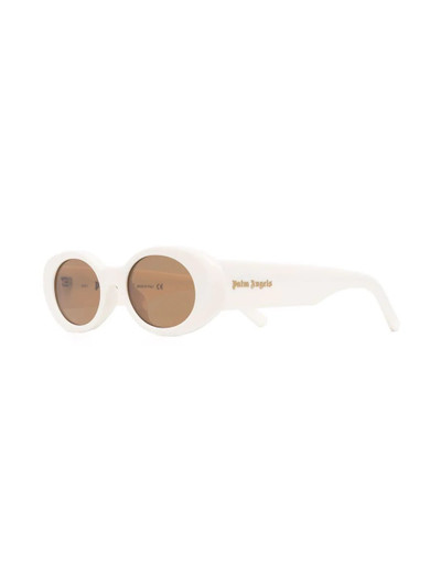 Palm Angels spirit oval-frame sunglasses outlook