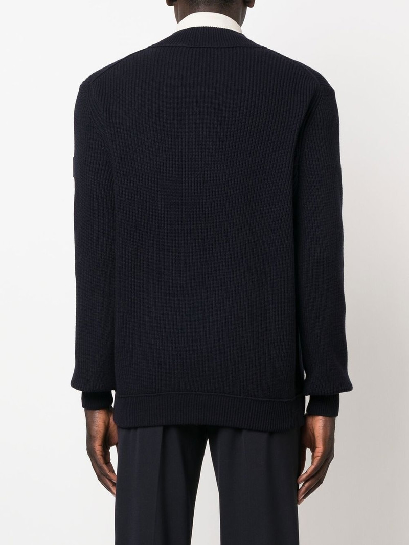 zipped-up knit cardigan 4