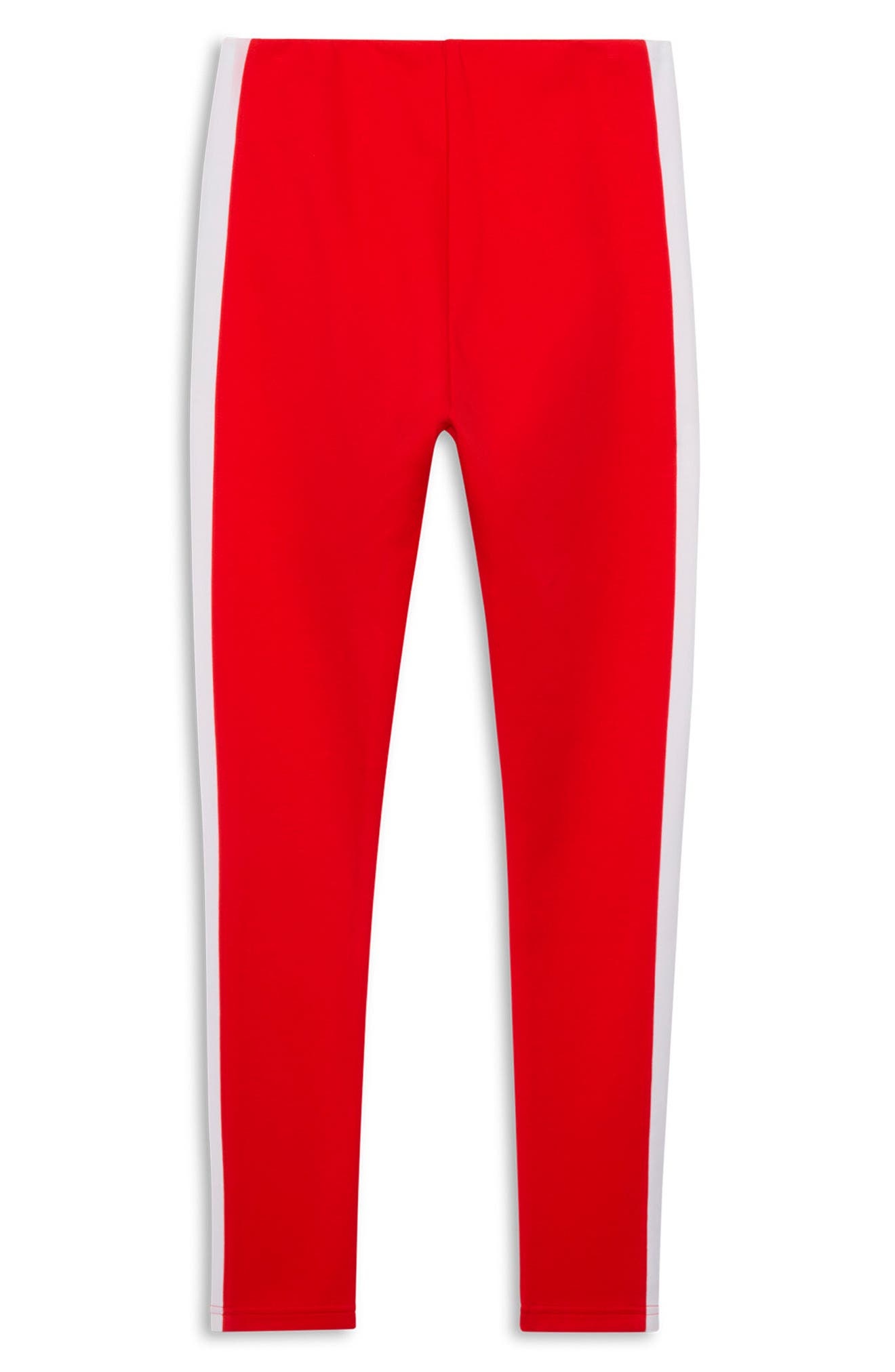 PUMA T7 Leggings in For All Time Red-Puma White at Nordstrom - 7