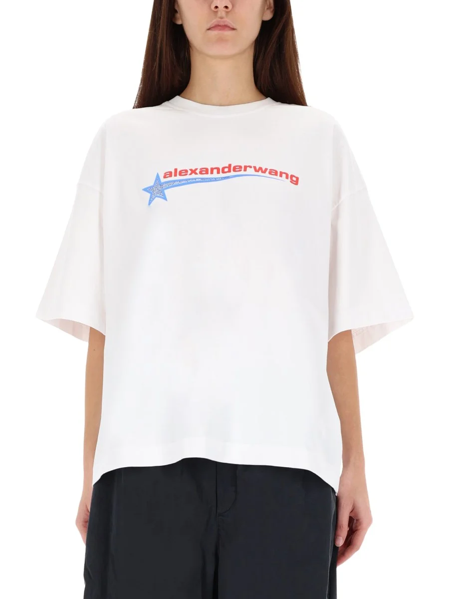 COTTON T-SHIRT WITH LOGO - 1