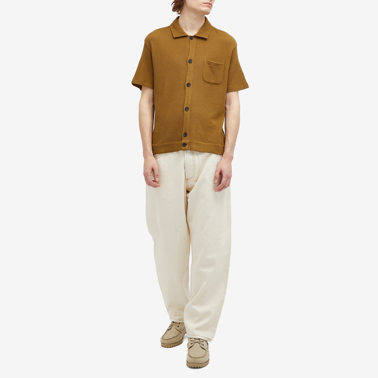 Oliver Spencer Ashby Short Sleeve Jersey Shirt - 4