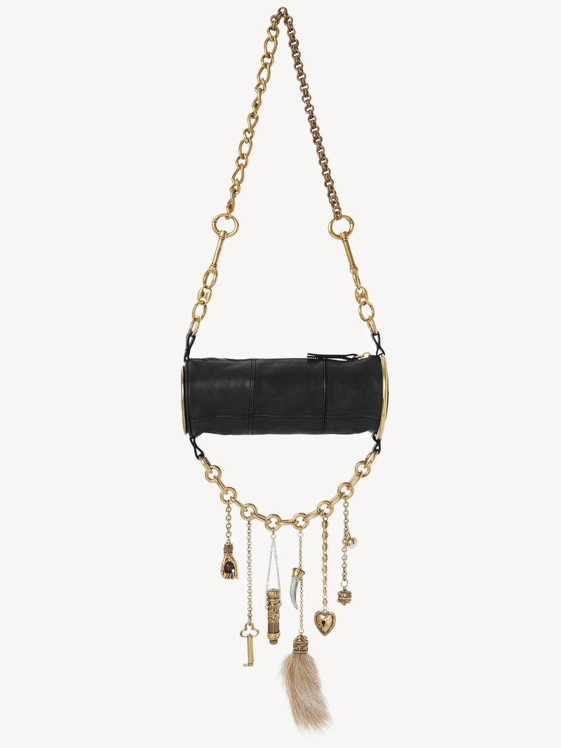 CHÂTEAU TREASURES SHOULDER BAG IN GRAINED LEATHER 1