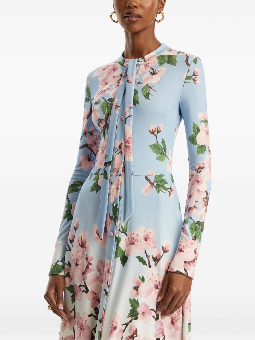 Cherry Blossom ombré dress - 5