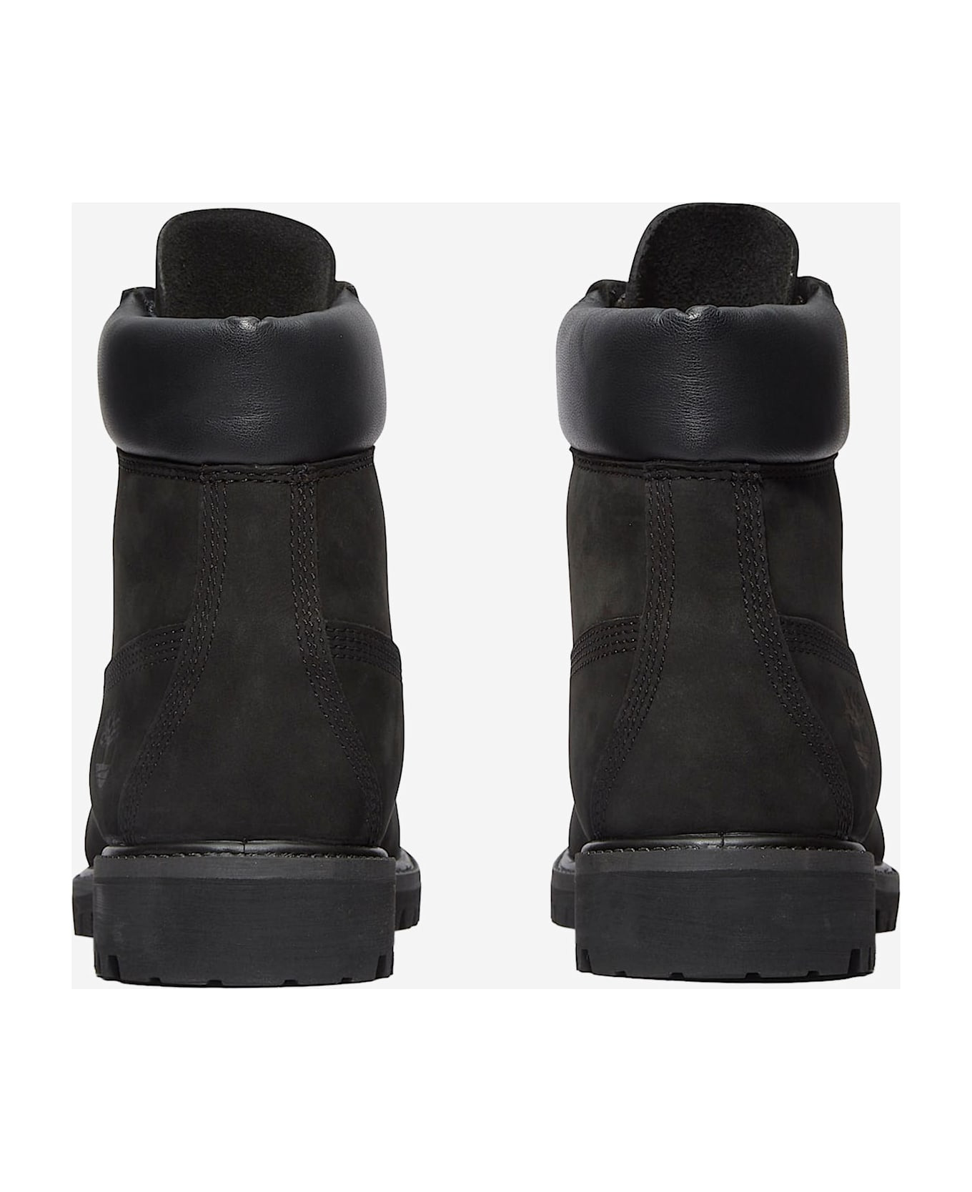 Premium 6-inch Leather Boots With Logo - 3