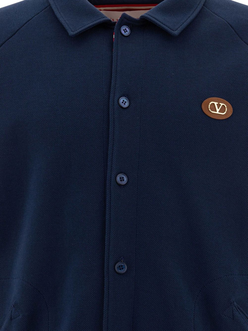 logo-patch cardigan 3