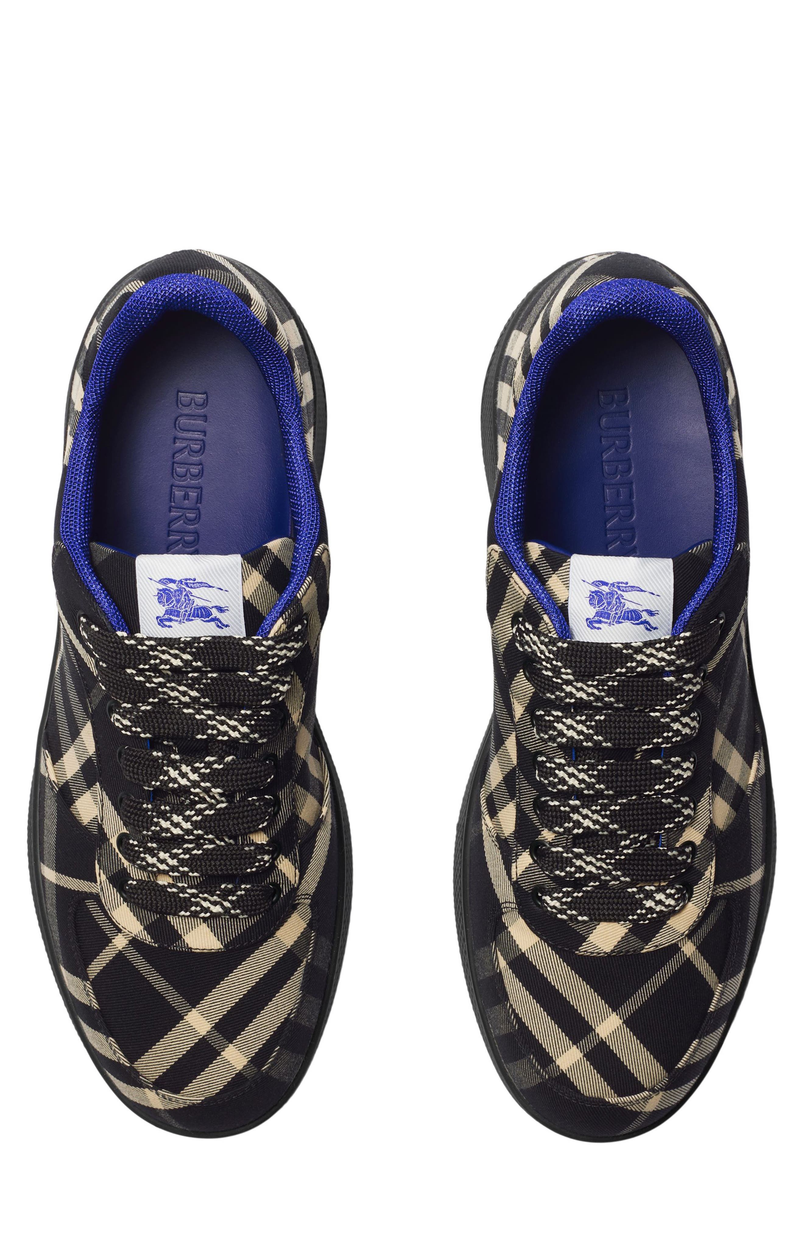 burberry Check Terrace Sneaker in Black Ip Chk at Nordstrom - 4