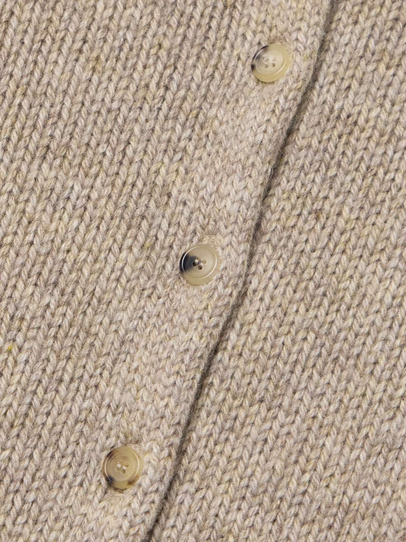 Nora cropped cashmere-blend cardigan - 4