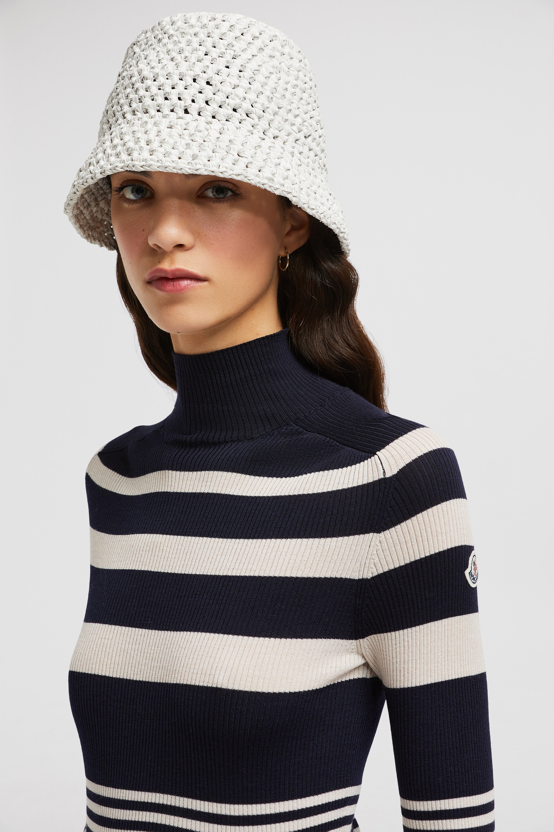 Striped Wool Turtleneck Sweater - 4