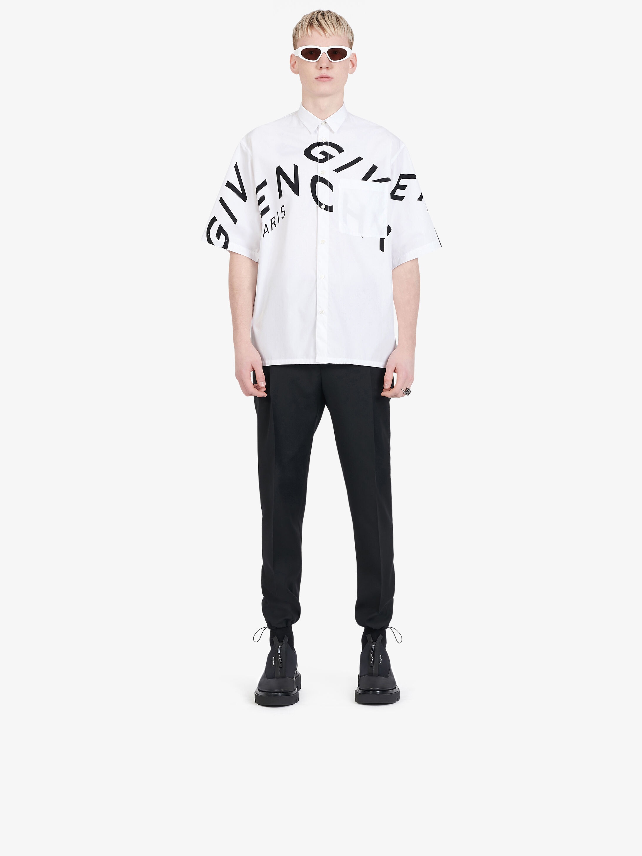 GIVENCHY Refracted printed shirt in cotton - 2