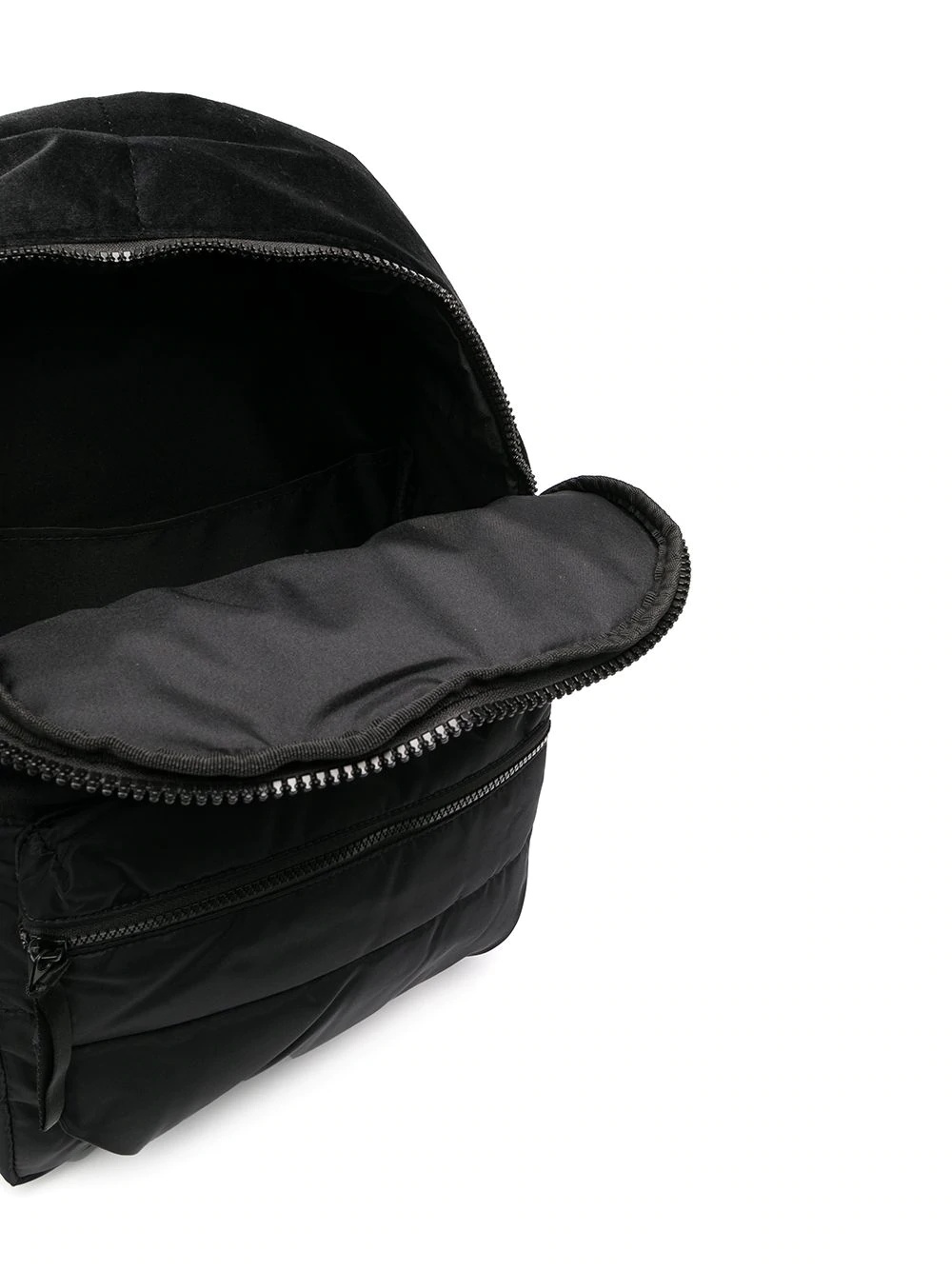 velour panel backpack - 5