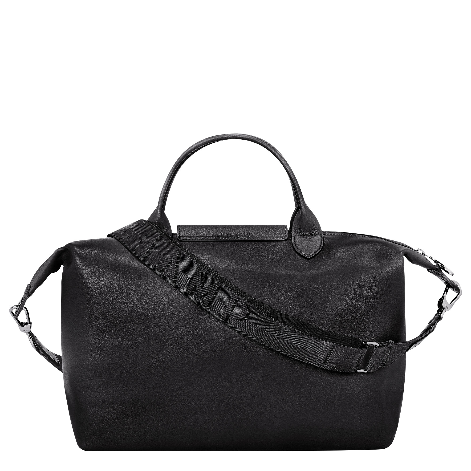 Le Pliage Xtra L Handbag Black - Leather - 4