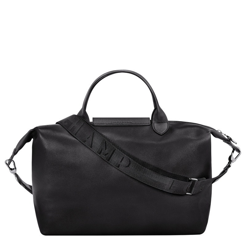 Le Pliage Xtra L Handbag Black - Leather 4